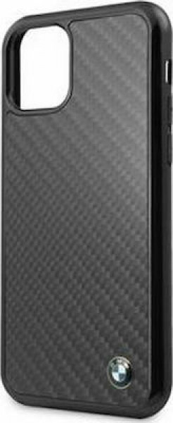 Apple iPhone 11 Pro Max Zwart BMW Backcover hoesje Signature - Real Carbon - BMHCN65MBC image