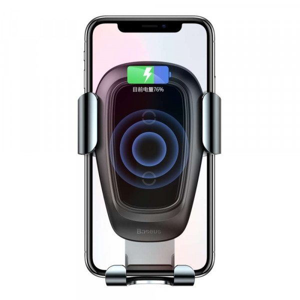 Baseus Wireless Car Holder Vent mount - Black image