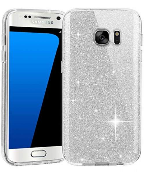 Cristal Case samsung S7 (Glittter Silver) image