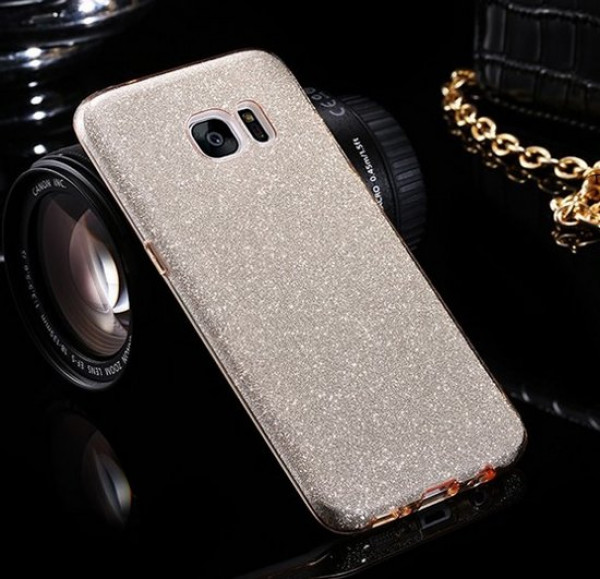 CRYSTAL CASE  S7 EGDE (Glitter Gold) image