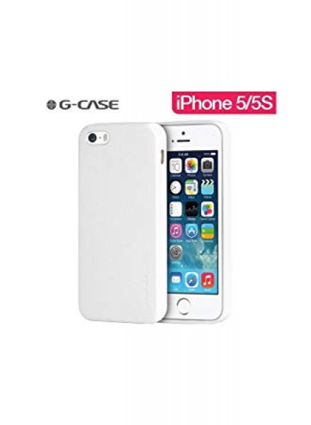 G-case iPhone 5(SE) Leder Wit Case image