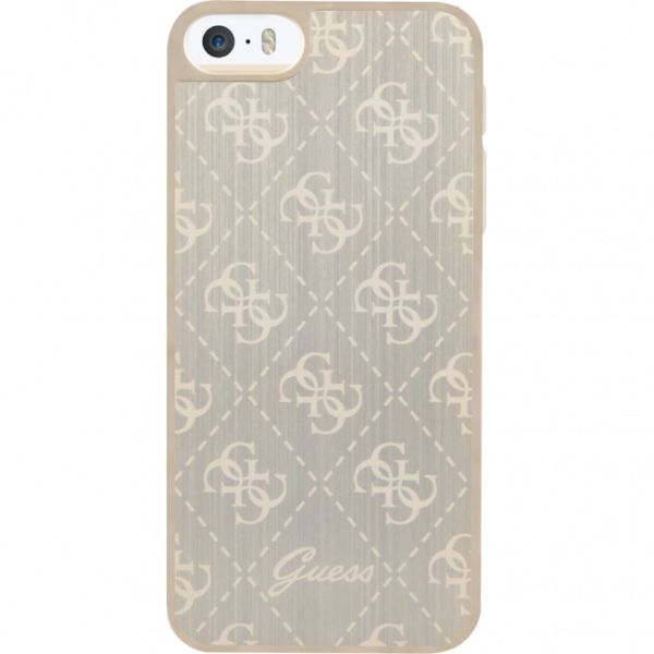 Guess Apple Iphone 5/5s/SE Aluminum Hard Case Gold image