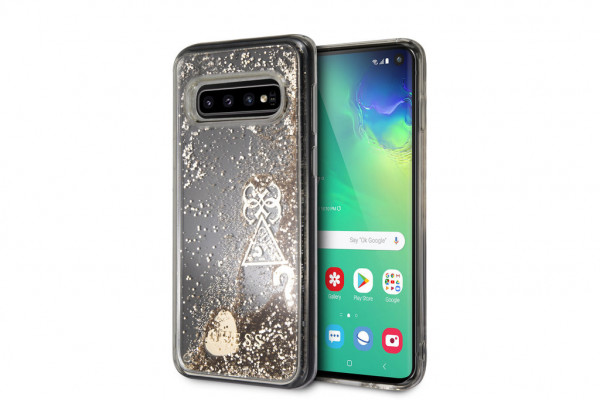 Guess backcover voor Samsung Galaxy S10 - Goud image
