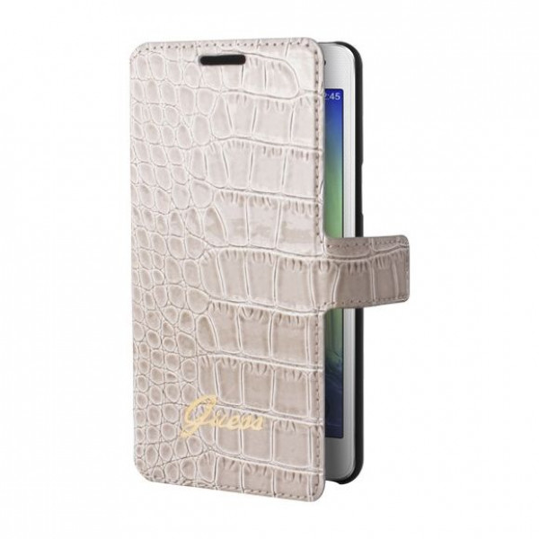 Guess Galaxy S5 Mini Croco Bookcase Beige image