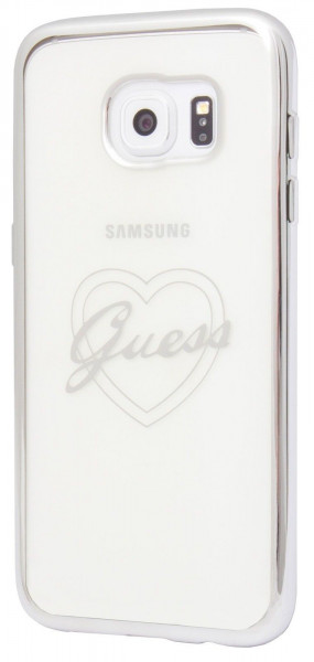 GUESS s7 soft case (clear silver) image
