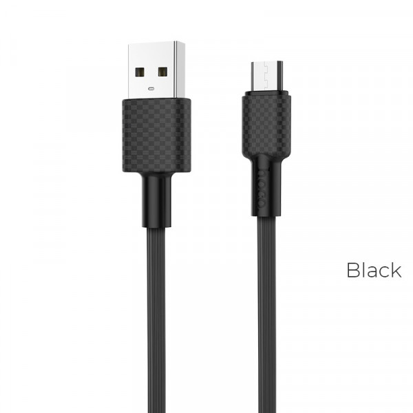 Hoco X29 Superior style charging data cable for Micro Black image