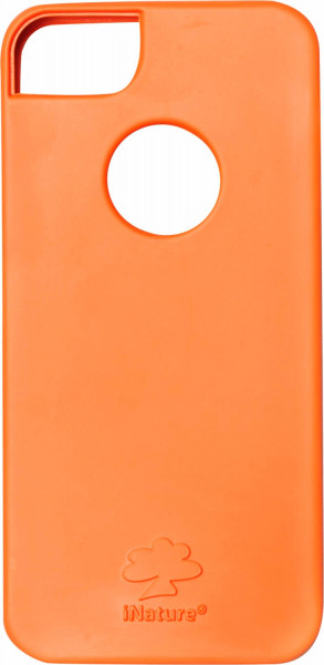 iNature iPhone 5S(E) Silicone case Oranje image