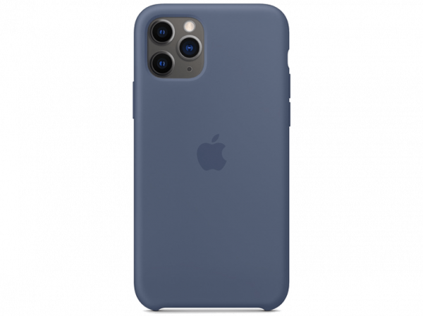 Iphone 11 pro max silicone case alaskan blue image