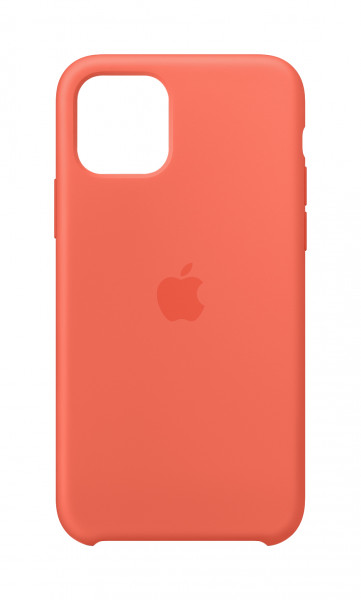 Iphone 11 pro silicone case orange image
