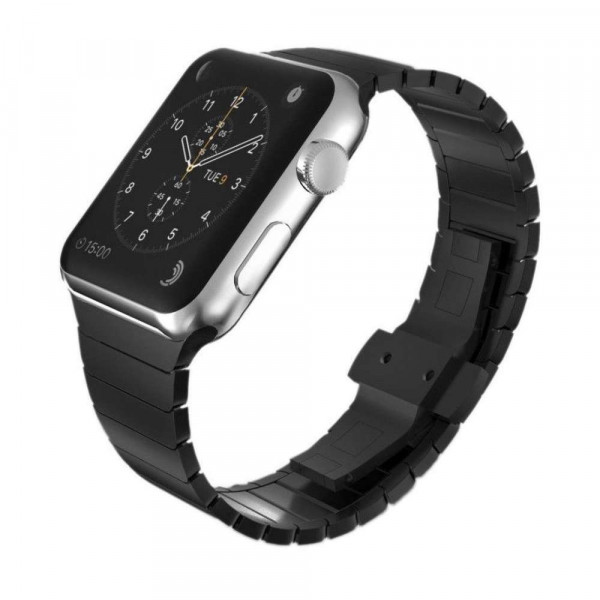 Just in Case 316L Metalen Watchband voor Apple Watch 42/44mm - (Black) image