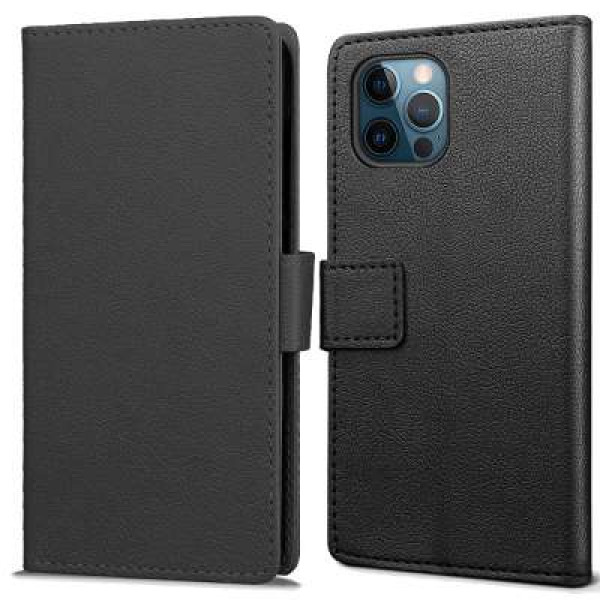 Just in Case Apple iPhone 12 Pro Max Wallet Case (Black) image