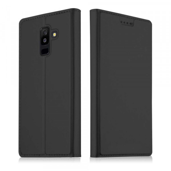 Just In Case Samsung Galaxy A6 (2018) Wallet Case Slimline Balck image