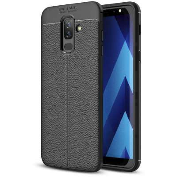 Just in Case Soft Design TPU Samsung Galaxy A6 Plus (2018) Case (Black) image