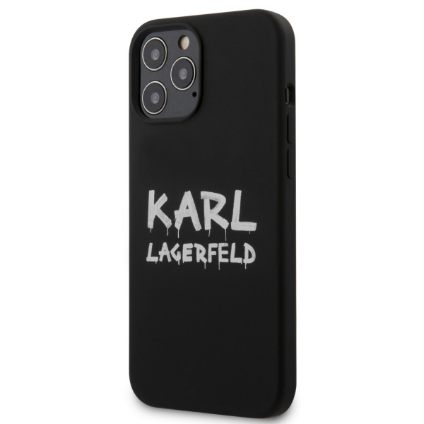 Karl Lagerfeld Apple iPhone 12 Pro Max Noir Back cover coque - Graffiti image