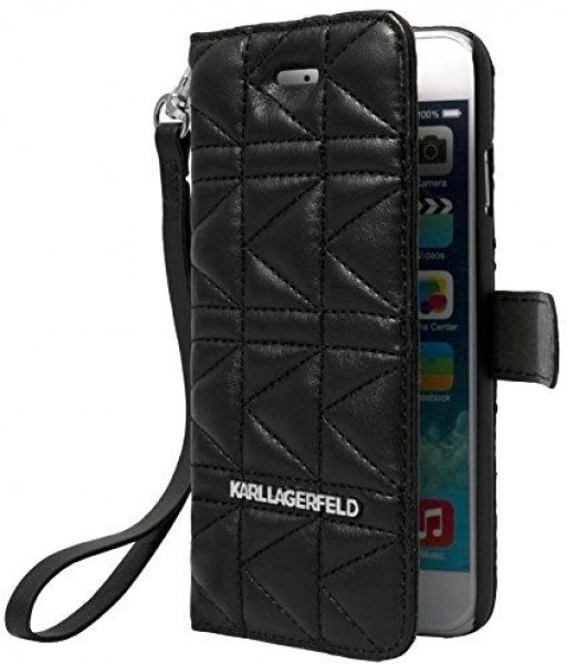 Karl Largerfeld Apple Iphon 5/5s Booktype Black image