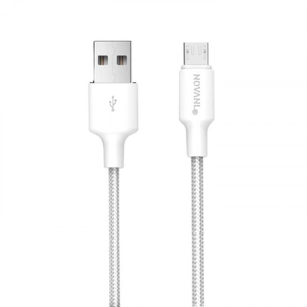 NOVANL SpeedCharge USB A to Micro USB Cable 12W (1M) White image