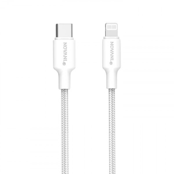 NOVANL SpeedCharge USB C to 8 Pin Cable 20W (1.5M) White image