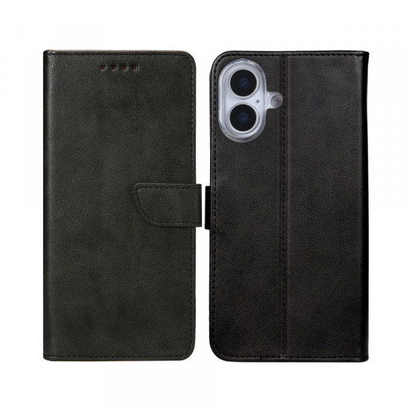 Rixus Bookcase For iPhone 17 Black image