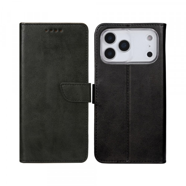 Rixus Bookcase For iPhone 17 Pro Max Black image