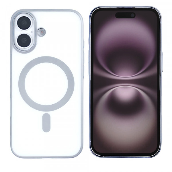 Rixus Instinct Mag Case For iPhone 17 Silver image