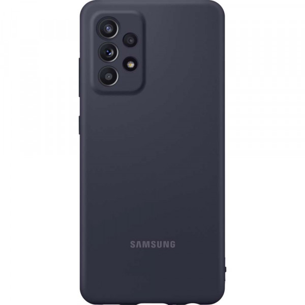 Samsung Galaxy A52 Silicone Cover (Black) EF-PA525TB image