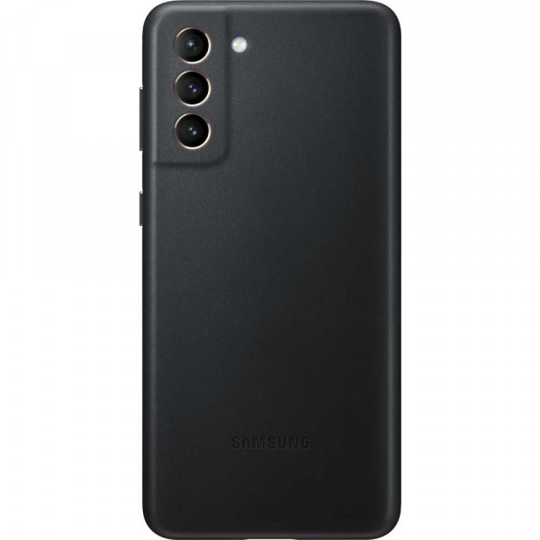 Samsung Galaxy S21 Plus Leather Cover (Black) - EF-VG996LB image