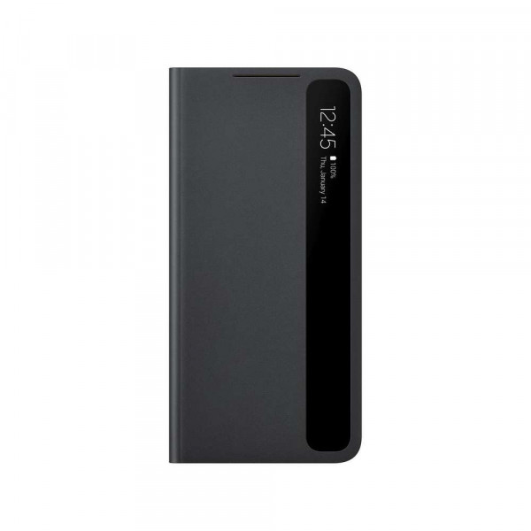 Samsung Galaxy S21 Plus Smart Clear View Cover (Black) - EF-ZG996CB image