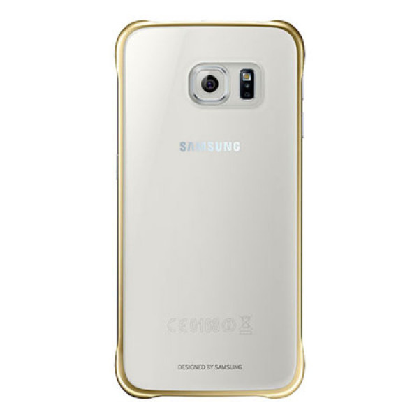 Samsung Galaxy S6  Clear Cover Goud image