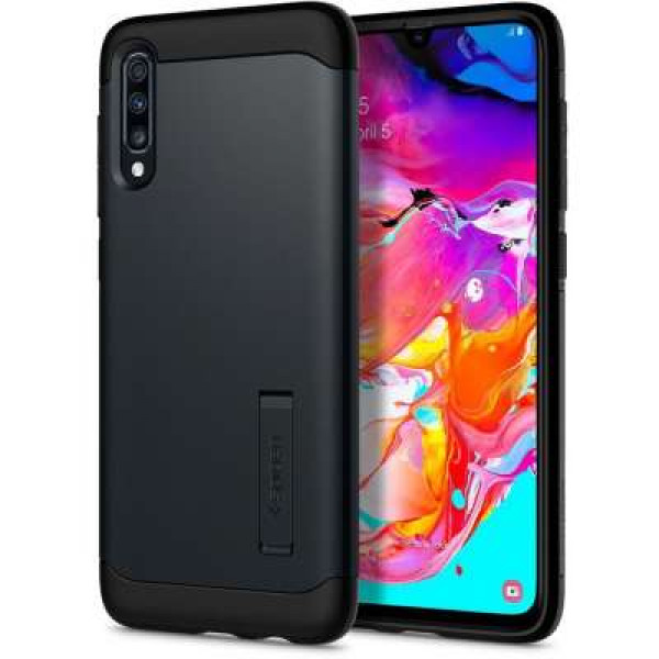 Spigen Slim Armor Samsung Galaxy A70 Case (Metal Slate) - 620CS26391 image