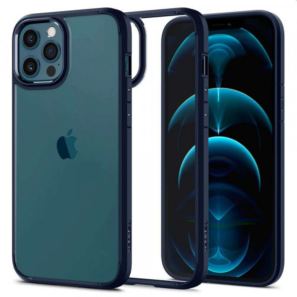 Spigen Ultra Hybrid Case Apple iPhone 12/12 Pro (Navy Blue) ACS02251 image