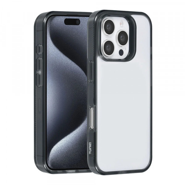 TUNIQ iPhone 16 Pro Back cover case - Silicone - Black image