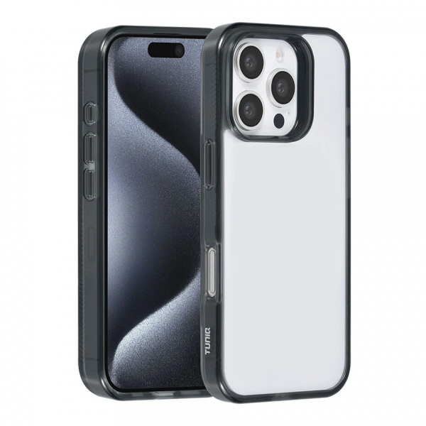 TUNIQ iPhone 16 Pro Back cover case - Silicone - Black image