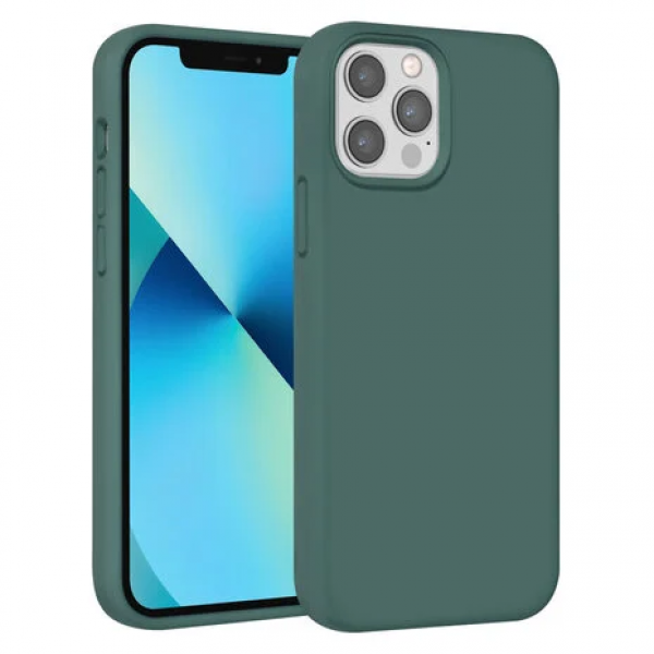 UNIQ Accessory iPhone 12 - 12 Pro Premium TPU Backcover - Green image