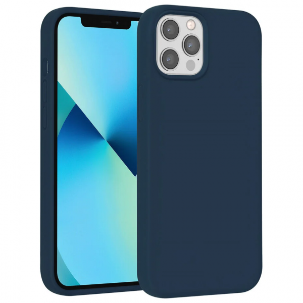 UNIQ Accessory iPhone 12 Pro Max - Premium TPU Backcover - Dark Blue image
