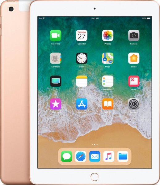 Apple iPad 2018 32GB Cellular Goud Refurbished image