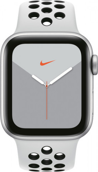Apple Watch Nike Series 5 40mm Zilver Aluminium / Witte Sportband image