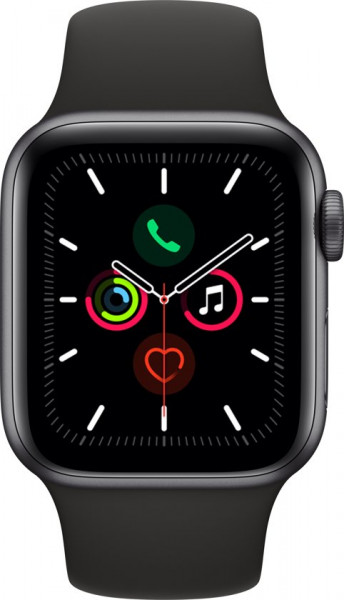 Apple Watch Series 3 38mm Space Gray Aluminium/Zwart image