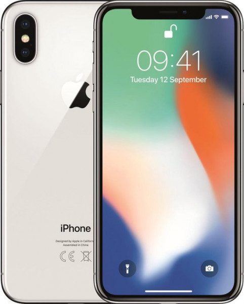 Iphone X 64GB Zilver Tweedekans image