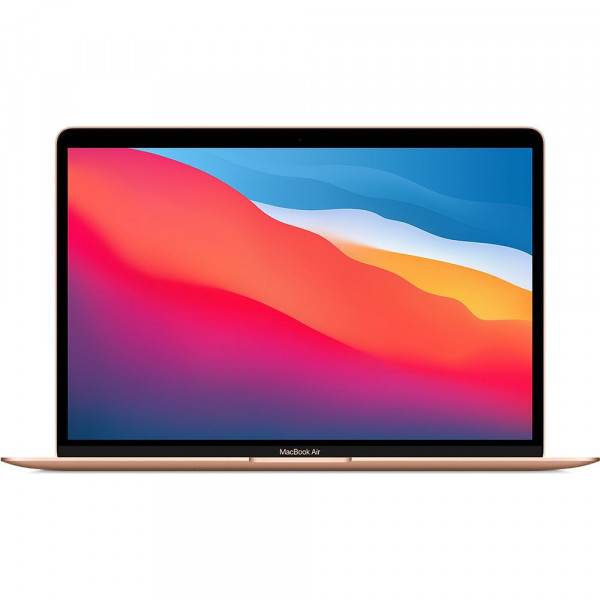 MACBOOK AIR 13-INCH / APPLE M1-CHIP / 8-CORE CPU / 7-CORE GPU / 16GB / 256GB - Goud image