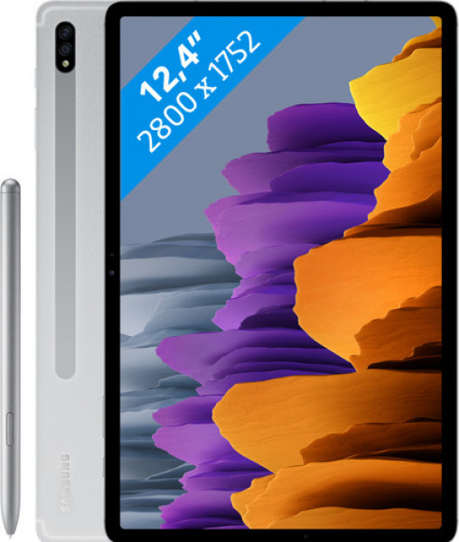 Samsung Galaxy Tab S7 Plus 128GB Wifi Zilver image