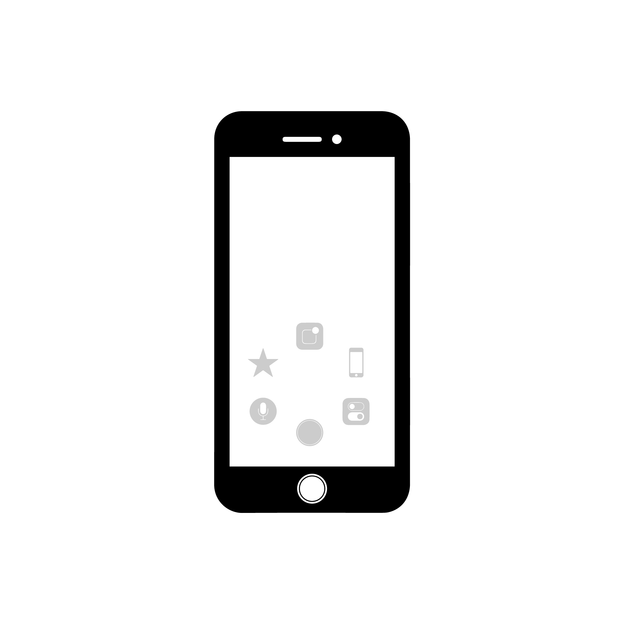 Home knop (Wit) image